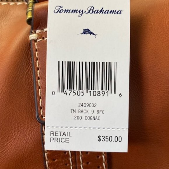 COPY - COPY - COPY - NEW TOMMY BAHAMA BACK 9 GENUINE LEATHER BRIEFCAS - Picture 6 of 6